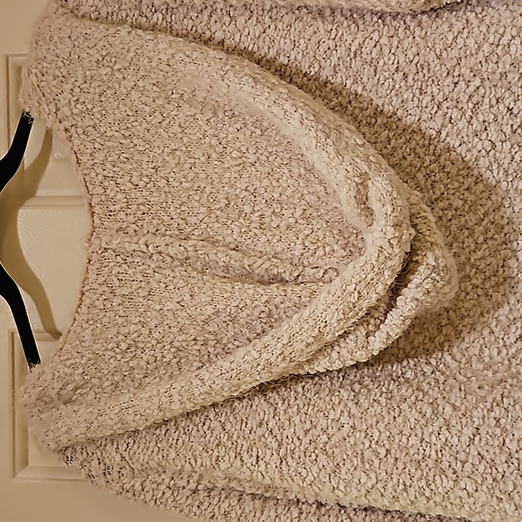 Aveology Cream colored NWT Super soft Hooded cardigan Size 22/24 - Picture 11 of 11